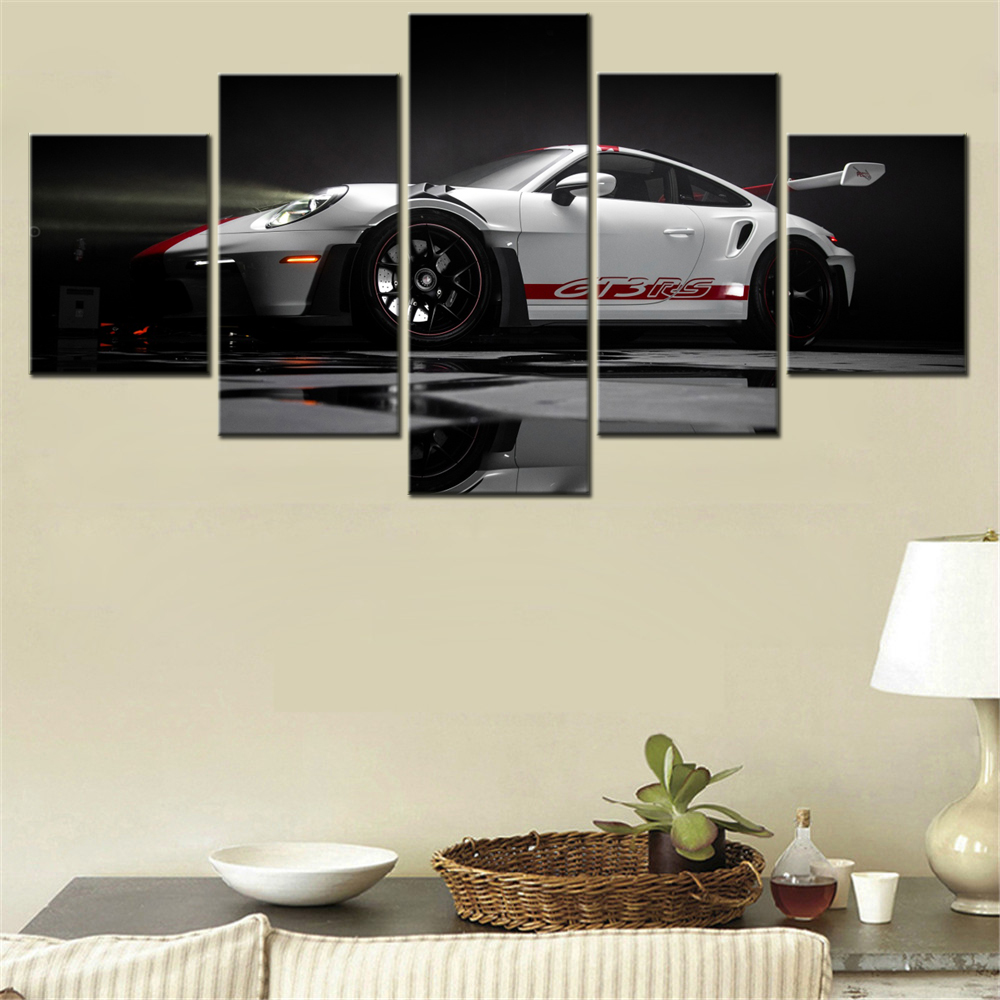 Interior Design Drawing - 5 Pieces Canvas Wall Arts Poster