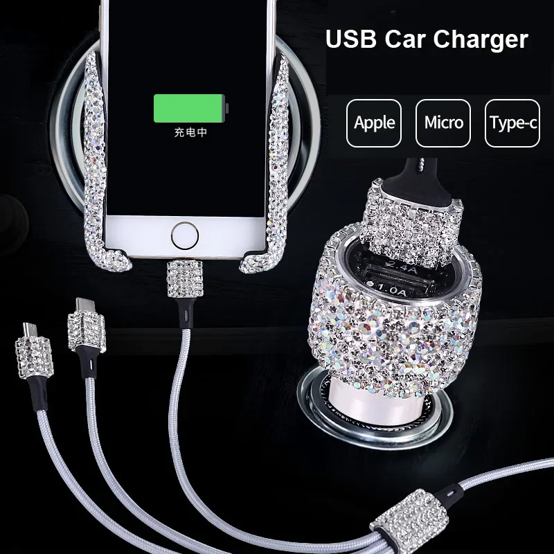 Interior Design Women - USB Car Charger 5V 2.1A Dual-Port