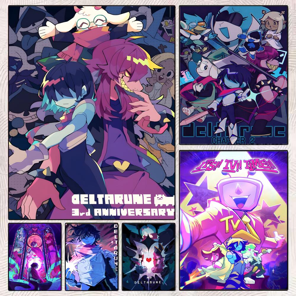 Interior Design Drawing - Video Game D-Deltarune Painting Calligraphy Durable