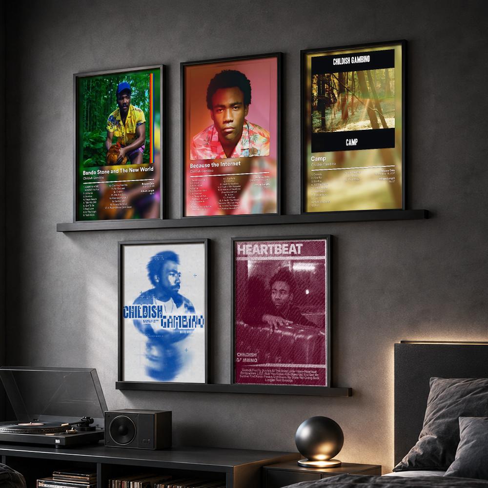 Interior Design Drawing - C-Childish Gambino Music Album Painting Calligraphy