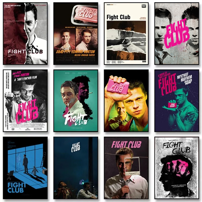 Interior Design Drawing - Classic Movie Fight Club Boxing Film