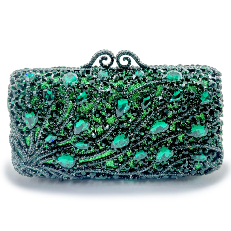 Interior Design With Ai - Handbag Cosmetic Diamond Clutch Bag Hollow
