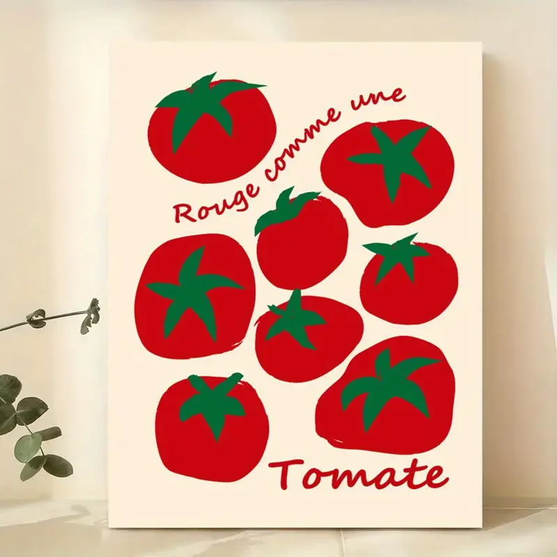 Modern Colorful Red Tomatoes W - Interior Design Room ulasan dan harga