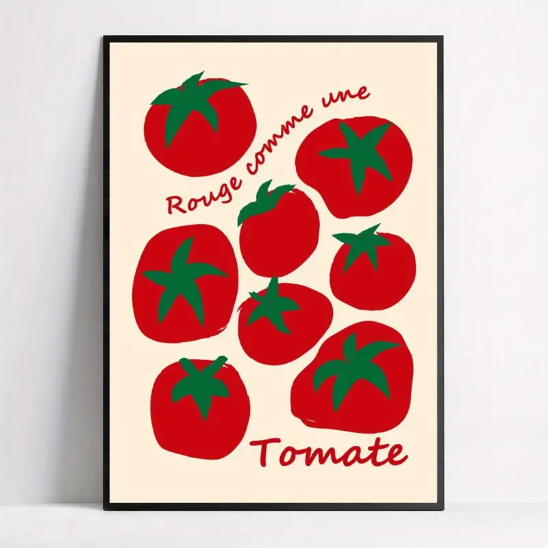 Modern Colorful Red Tomatoes W - Interior Design Room ulasan dan harga