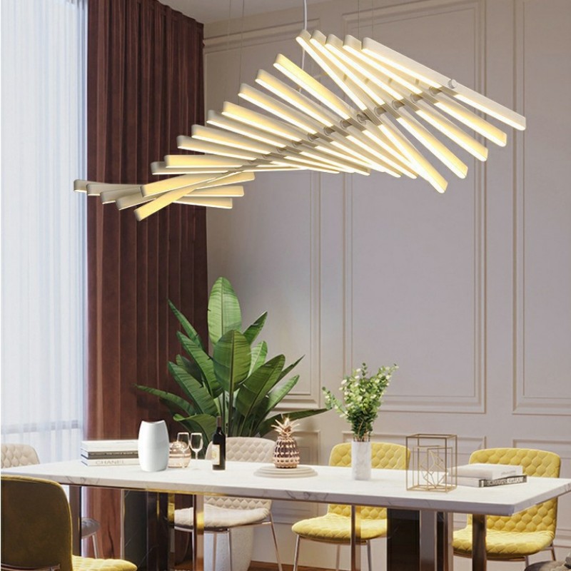 Fishbone Chandelier Nordic LED - Interior Design Meeting Room ulasan dan harga