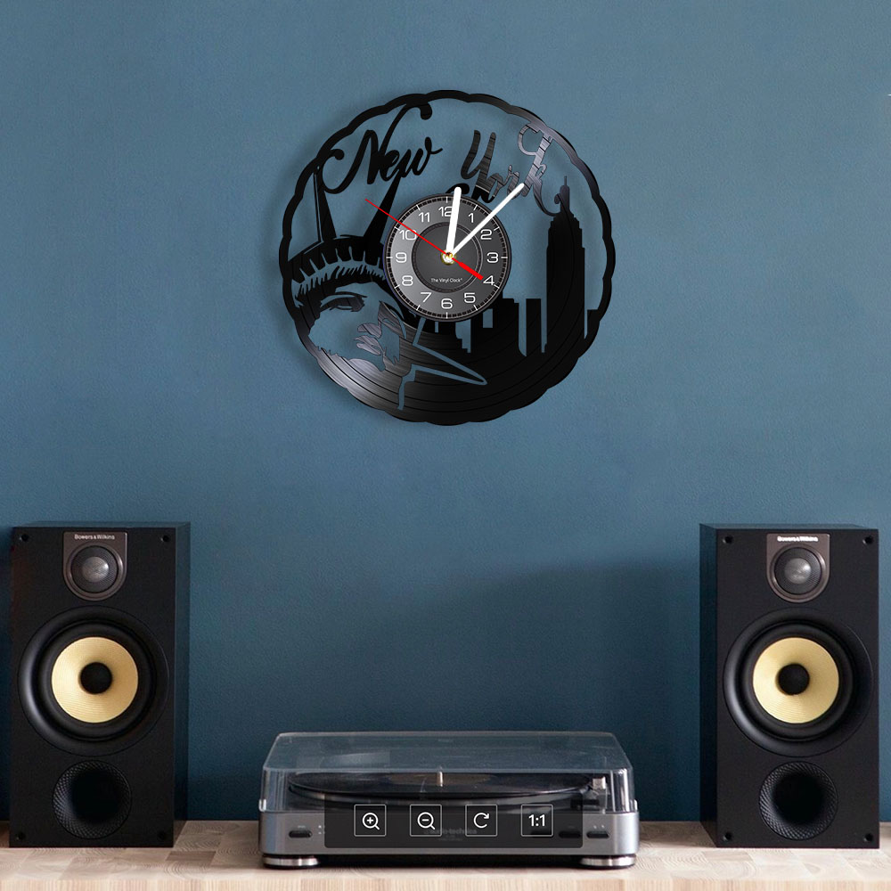 New York Skyline Vintage Vinyl - Interior Design York ulasan dan harga