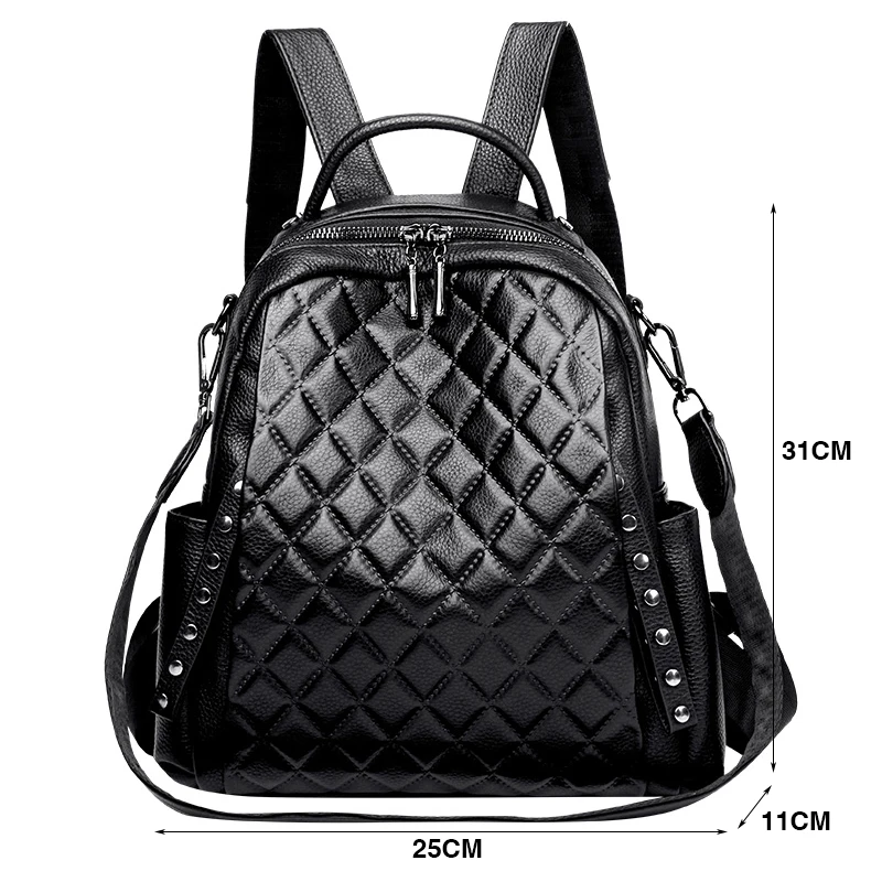 Genuine Leather Rucksack Women - Interior Design Women ulasan dan harga