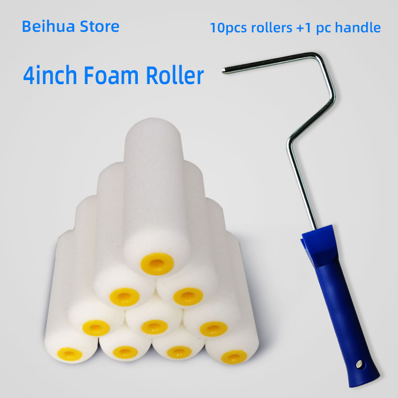 11pcs/set 4inch Foam Roller Br - Interior Design Drawing ulasan dan harga