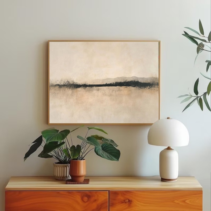Abstract Cloudscape Sailboat C - Interior Design Drawing ulasan dan harga
