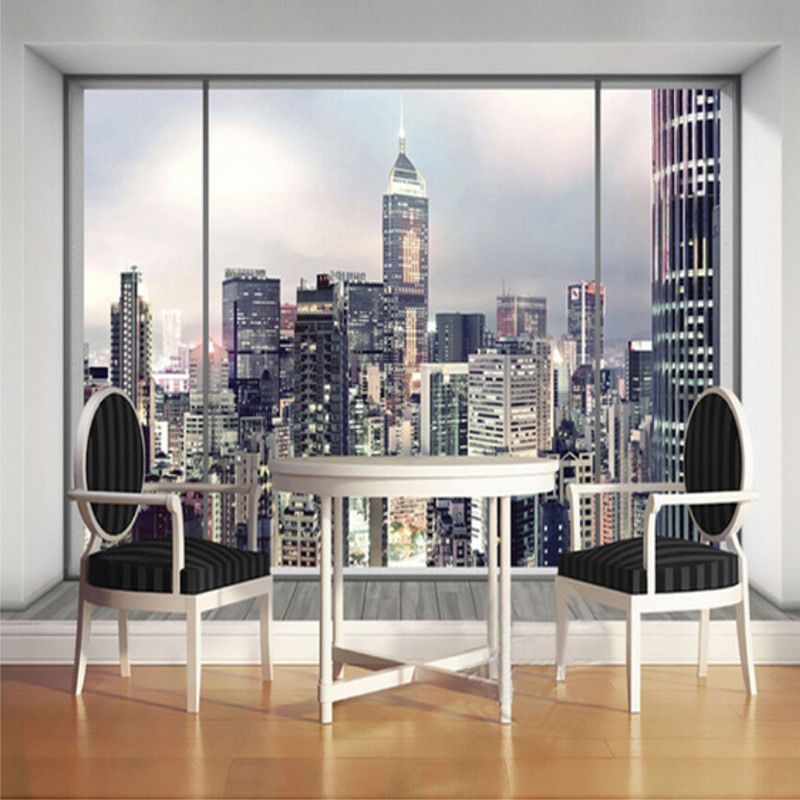 New York Sunrise 3D Window Cit - Interior Design York ulasan dan harga
