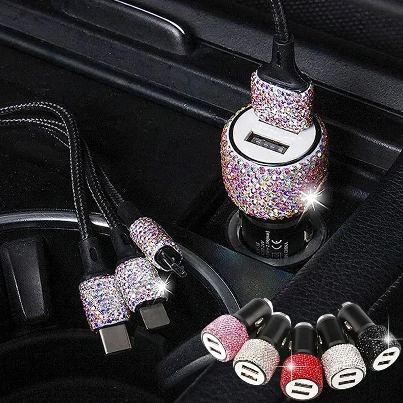 USB Car Charger 5V 2.1A Dual-P - Interior Design Women ulasan dan harga