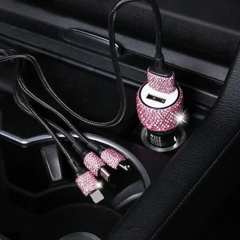 USB Car Charger 5V 2.1A Dual-P - Interior Design Women ulasan dan harga