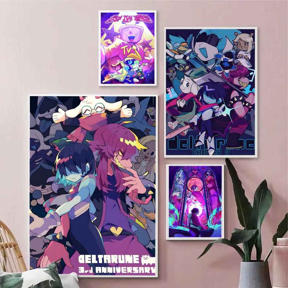 Video Game D-Deltarune Paintin - Interior Design Drawing ulasan dan harga