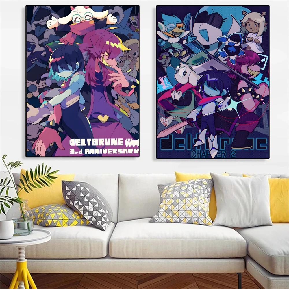 Video Game D-Deltarune Paintin - Interior Design Drawing ulasan dan harga