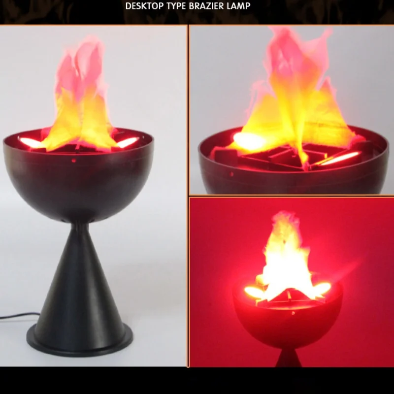 3D Fake Flame Lamp Simulation  - Interior Design Room ulasan dan harga