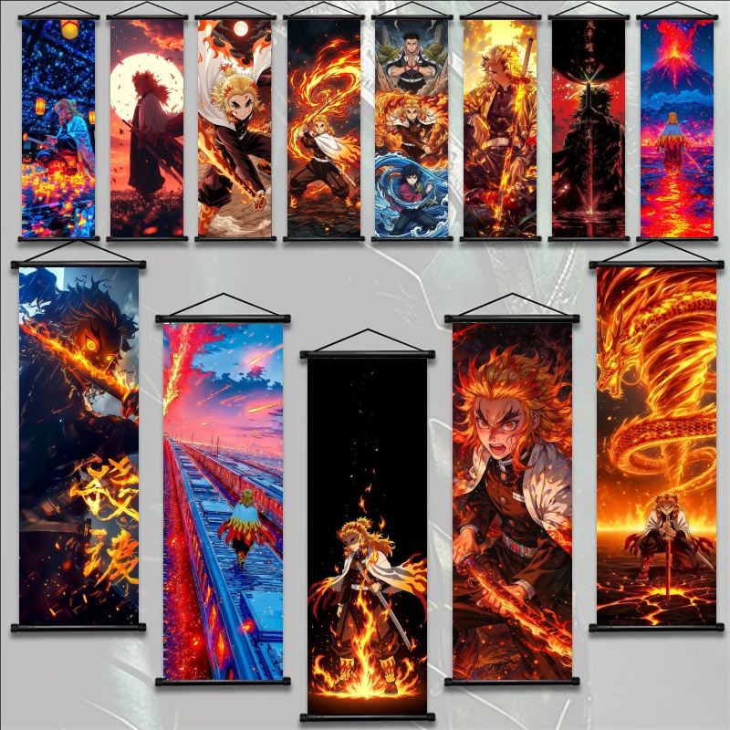 Demon Slayer Kyojuro Rengoku H - Interior Design Room ulasan dan harga