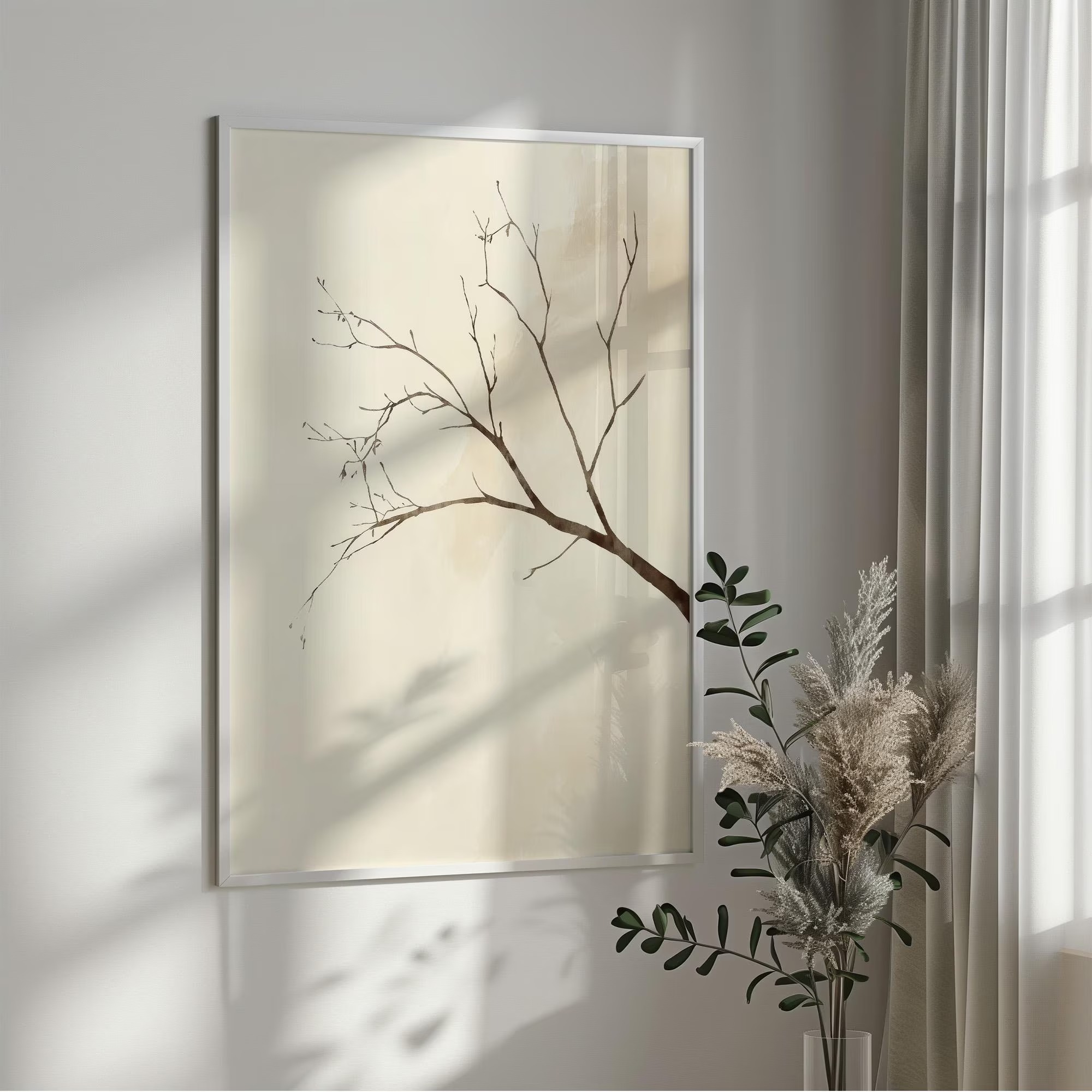 Interior wall art, Wabi-sabi,  - Interior Design Drawing ulasan dan harga