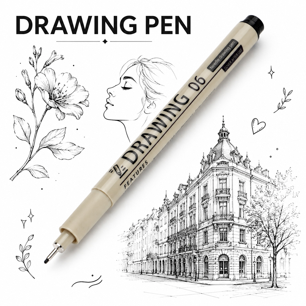 12 Size Fine Line Micron Pens  - Interior Design Drawing ulasan dan harga