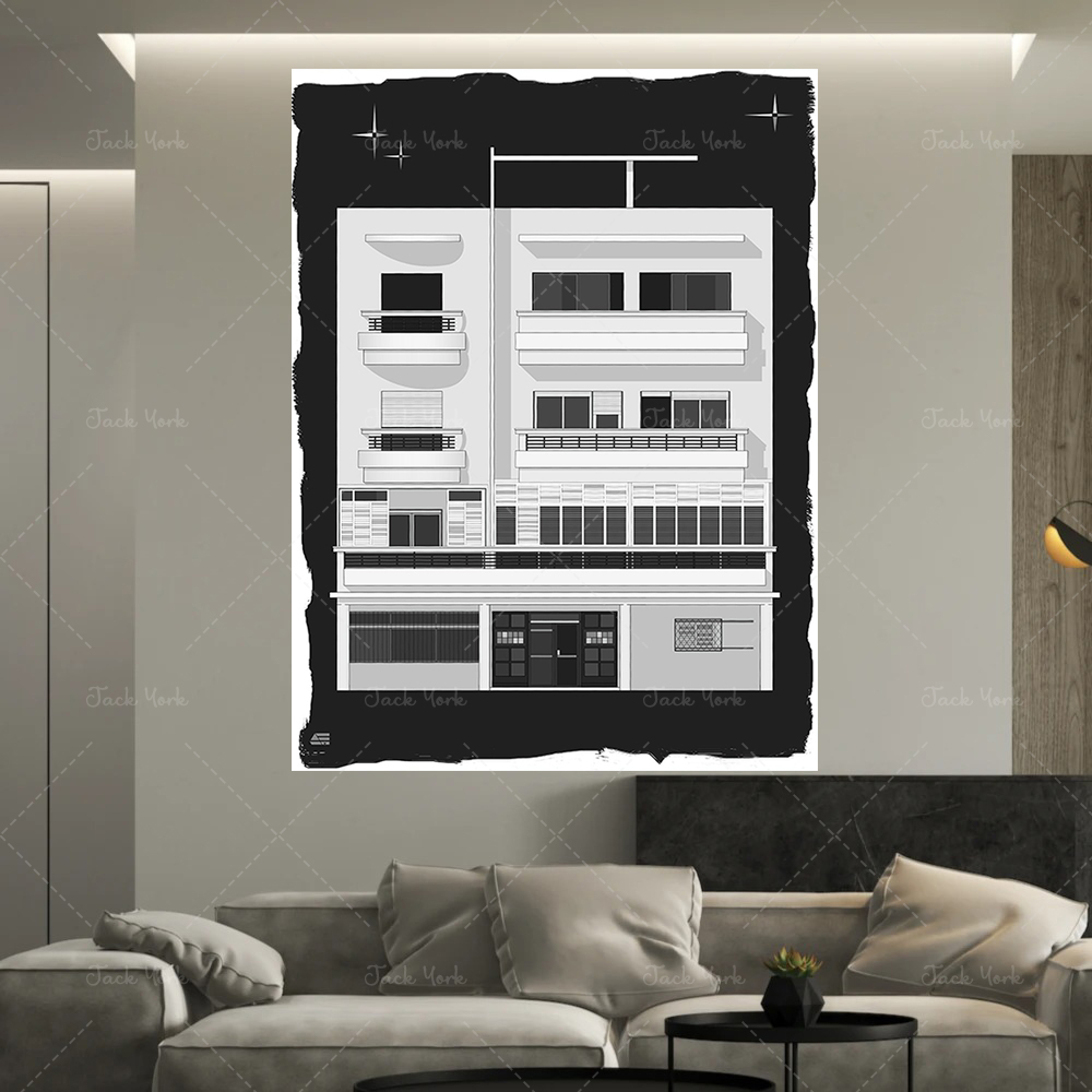 Bauhaus Tel Aviv Print | Moder - Interior Design York ulasan dan harga