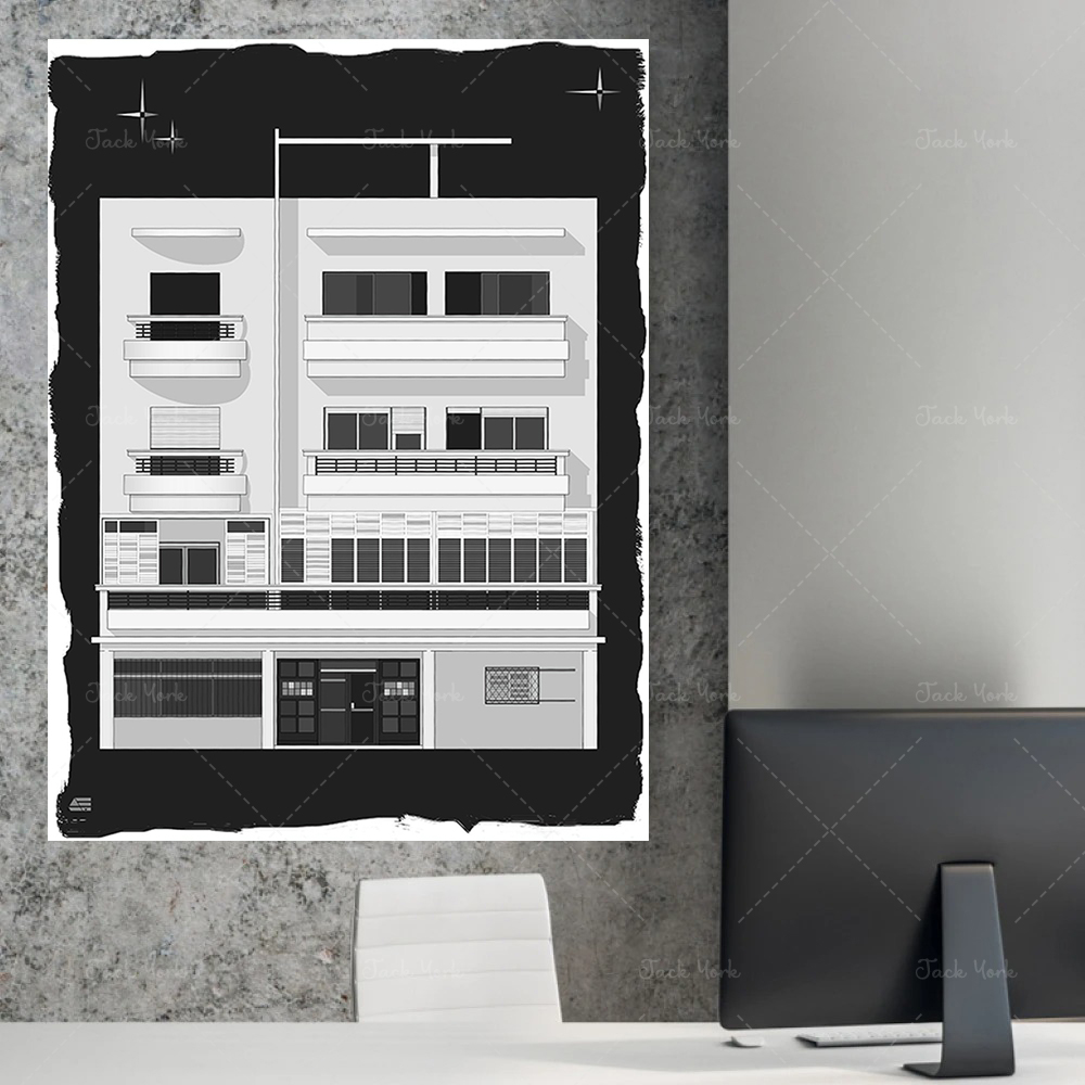 Bauhaus Tel Aviv Print | Moder - Interior Design York ulasan dan harga