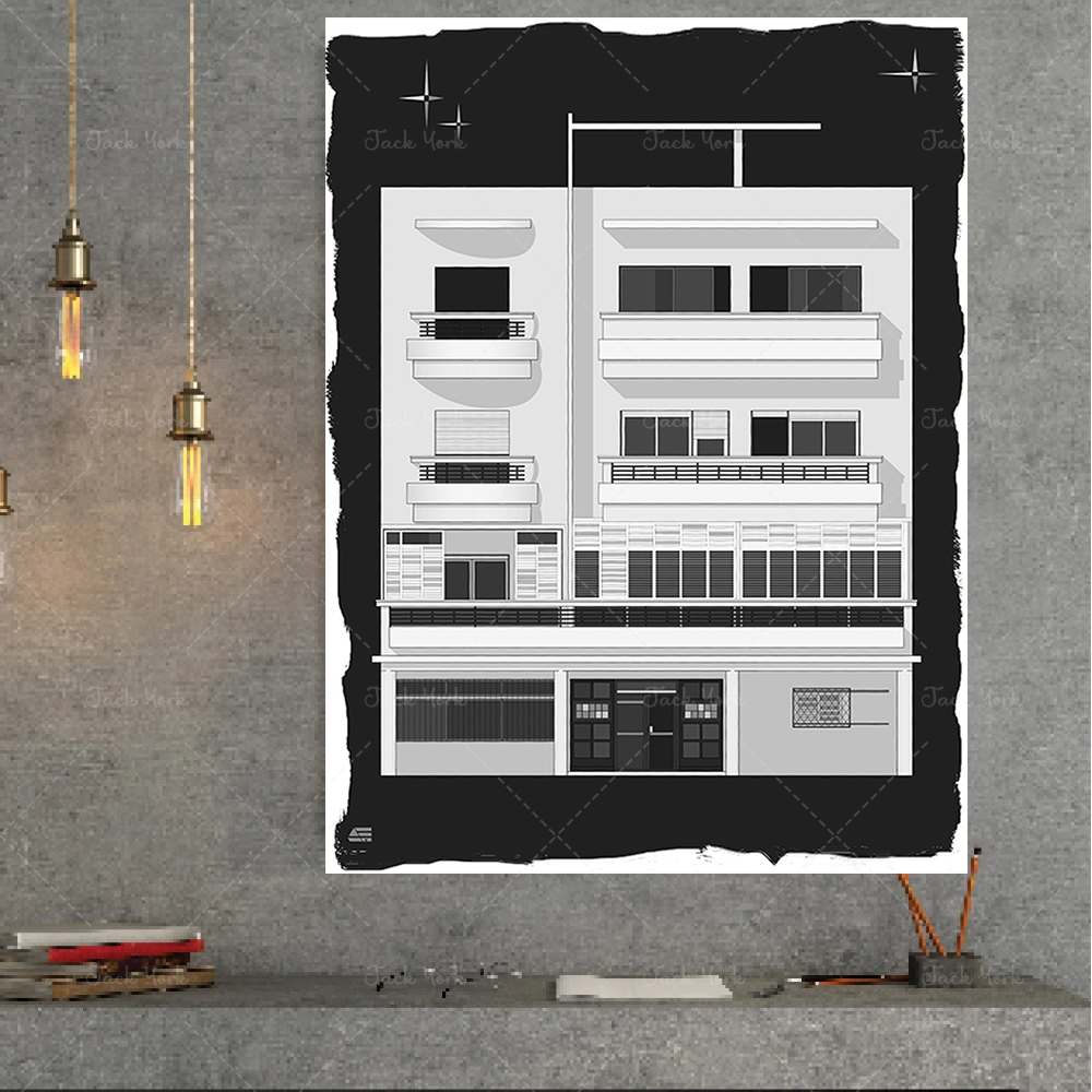Bauhaus Tel Aviv Print | Moder - Interior Design York ulasan dan harga